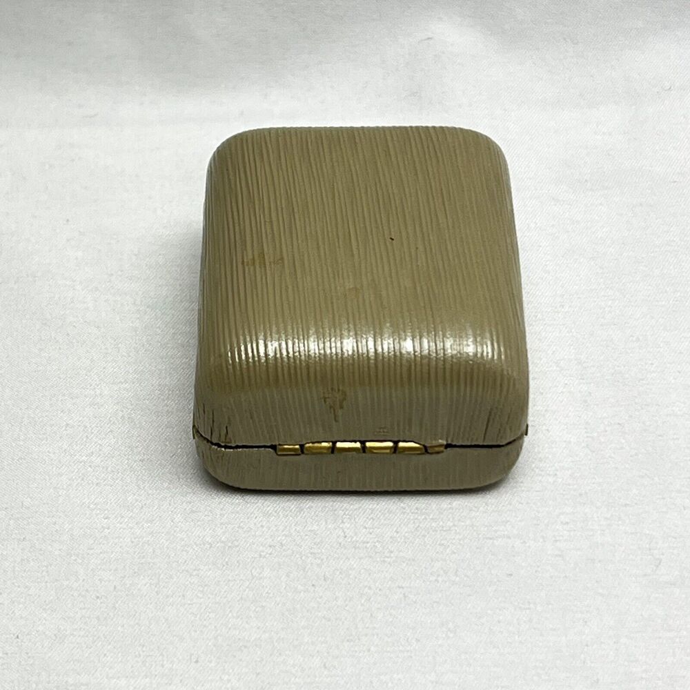 Vintage Jewelry Box For Earrings Branded 14KT. Gold RL Nostalgic Unique Gift Box - Picture 3 of 9